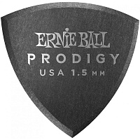 ERNIE BALL 9332  медиаторы Prodigy, 1.5 мм, цвет черный, 6 шт.