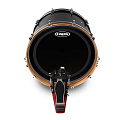 EVANS BD22EMADONX  пластик 22'' для бас барабана однослойн. черный, с демп. кольцом