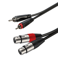 ROXTONE RACC170/3 Аудиокабель, 2 x RCA - 2 x XLR female 3P, AC010, длина 3 метра