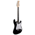 ROCKDALE Stars Plus SSS Black электрогитара, цвет черный