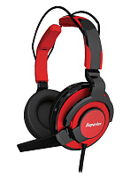 Superlux HMC631 Red профессиональная игровая гарнитура для ПК, разъёмы 2 x 3.5 мм, цвет красный
