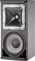 JBL AM7212/00-WRX 2-полосная биамп/пассив инсталляционная АС, трапеция 15°. НЧ 12" (2262H) + ВЧ 1,5" (   2432H ). RMS AES: НЧ 1000Вт, ВЧ 100Вт. 8Ом, 36-20000Гц, SPL max: 129дБ. Вращаемый ВЧ волновод 100°х100°, 15 точек подвеса M10, 711x369x458мм, 23,1кг.