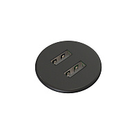 Kondator 935-PM30BM Встраиваемая зарядная станция Powerdot MICRO с 2 разъемами USB, цвет черный