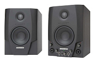 Samson STUDIO GT4 пара активных мониторов с USB-аудиоинтерфейсом. 4" НЧ, 1" ВЧ, усилитель 2х20 Вт; входы: 2 микр./инстр. (XLR&1/4"), 2AUX (2xRCA,1/8"), регуляторы LEVEL, MIX, GAIN; 2 выхода на наушники