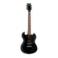 DEAN GSX CBK  электрогитара, серия Gran Sport, 22 лада, 24 3/4", HH, 2V+2T, цвет черный