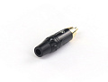 AuraSonics RC-B кабельный разъем RCA, позолоченные контакты, цвет черный