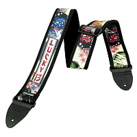 DUNLOP D38-20LS Japanese 2" ремень гитарный, жаккард, рисунок в японском стиле