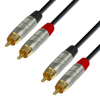 Adam Hall K4 TCC 0060  аудиокабель 2 x RCA(M) - 2 x RCA(M), REAN, длина 0.6 метра