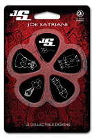PLANET WAVES 1CBK2-10JS Joe Satriani, Light Медиаторы серия J.Satriani Signature, Light, 46 мм. 10 штук в упаковке
