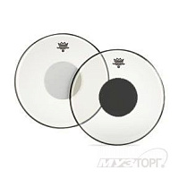 REMO CS-0316-10- CONTROLLED SOUND 16' CLEAR BLACK DOT прозрачный пластик с черным центром