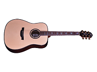 CRAFTER SRP D-36e электроакустическая гитара, верхняя дека массив ели, корпус массив палисандра