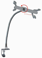 ROCKDALE LSIP13 держатель для iPad на gooseneck (длина 60 см), крепится к столу на струбцине