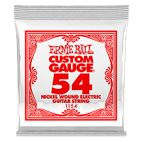 ERNIE BALL 1154 Nickel Wound .054  Струна одиночная для электрогитары Эрни Болл
