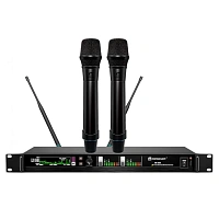 RELACART HR-32DMH радиосистема с двумя ручными передатчиками