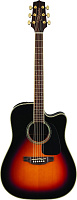 TAKAMINE G50 SERIES GD51CE-BSB электроакустическая гитара типа DREADNOUGHT CUTAWAY, цвет санберст