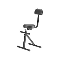 OnStage DT8500  стульчик гитариста, десять позиций регулировки по высоте, мягкое сидение, черный