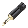 Neutrik NYS231BG кабельный разъем Jack 3.5 мм TRS (стерео) папа, металический корпус, для кабеля диаметром 4 мм