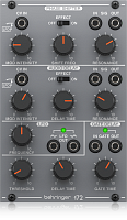 Behringer 172 PHASE SHIFTER/DELAY/LFO аналоговый PHASE SHIFTER/DELAY/LFO модуль для Eurorack