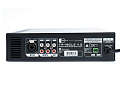 CVGaudio TR-180LS V.2 Профессиональный экономичный Public Address микшер-усилитель 180 Вт 100 В / 4-16 Ом. Три линейных входа (Line In) 3х2RCA, два микрофонных входа TRS 6,35 мм (Mic In), mic 1 приоритетный, один линейный выход (Link Out) 2RCA, 2U