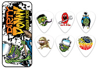 DUNLOP BL111T.73 Dirty Donny Series 1 Pick Tin Набор медиаторов в жестяном коробке .73 мм (6 шт)