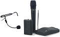 Proel RM100KIT 197.320 Одноантенная радиосистема  VHF с комплектом микрофонов (ручной, петличный, головной)