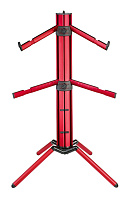 K&M 18860-000-36  стойка для клавишных Spider Pro, 2 уровня, цвет красный