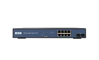 BXB GS-1002P  10-портовый гигабитный коммутатор c РОЕ+, 8 портов РОЕ+ 10/100/1000 Мбит/с 