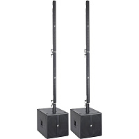 K-ARRAY KR202 II  Активный звуковой комплект: 1 KS2I + 1 KS2PI + 4 KK102I, черный цвет 