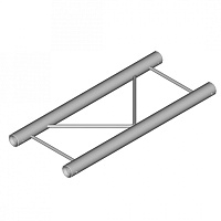 Dura Truss DT 22-050 straight Ферма алюминиевая, плоскоое сечение 220мм, длина 50см. Труба 35х2. Макс. распределенная нагрузка 187,5кг\м. Вес 0,8кг