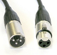AVCLINK CABLE-950/3-Black Кабель аудио XLR "папа" - XLR "мама", длина 3 метра