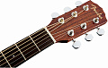 FENDER CC-60S CONCERT SUNBURST WN акустическая гитара, топ массив ели, накладка орех, цвет санберст