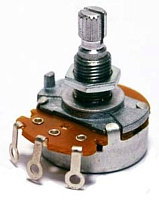 Hosco H-POT-5001B  потенциометр 500К, диаметр 16 мм. Линейная характеристика (B)
