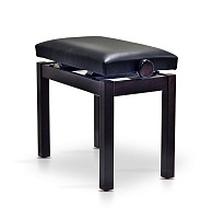 Hidrau BG27 Black Gloss (L28) банкетка черная полированная, черная кожа