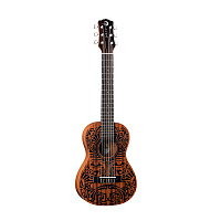 Luna UKE TRIBAL 6 укулеле баритон, 6 струн, махагон, цвет натуральный матовый