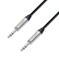 Adam Hall K5 BVV 0300 кабель Jack stereo - Jack stereo, разъёмы Neutrik, 3 м