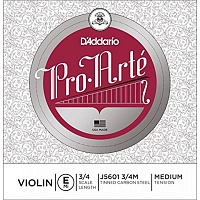 D'ADDARIO J5601 3/4M Pro-Arte струна скрипичная одиночная E 3/4 medium
