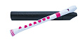 NUVO Recorder+ White/Pink with hard case блокфлейта сопрано, строй С, немецкая система 
