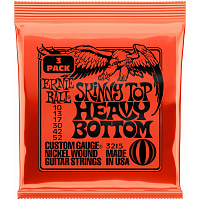 ERNIE BALL 3215 набор из 3-х комплектов для электрогитары Nickel Wound Skinny T Heavy B Slinky