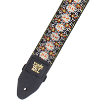 Ernie Ball 4094 Vintage Weave гитарный ремень, полипропилен, кожаные нашивки