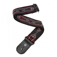 PLANET WAVES 50C03 гитарный ремень без наплечника, 50мм, серия West Coast, рисунок Chopper