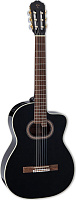 Takamine GC6CE BLK классическая электроакустическая гитара, цвет чёрный 