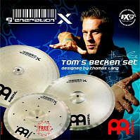MEINL GX-TB14/16/18 - комплект тарелок, состоит из 18" Generation X Signal Crash / Klub Ride, 16" Generation X Synthetik Crash, 14" Generation X Filter China