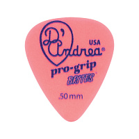 D'Andrea RPGB351 .50TH  Медиатор гитарный, материал делрин, толщина 0.50 мм, мягкий, серия Pro Grip Brites, форма стандартная, упаковка 72 шт.