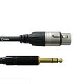 Cordial CFM 1.5 FV инструментальный кабель XLR мама - джек стерео 6.3 мм, длина 1.5 метра