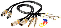 Rockcable RCL30385 D6 F  Кабель XLR(F)-джек 1/4, 5 метров.