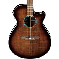 IBANEZ AEG50-DHH электроакустическая гитара, цвет Dark Honey Burst