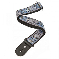 PLANET WAVES 50A05 гитарный ремень без наплечника, 50мм, серия World tour, рисунок TIKI