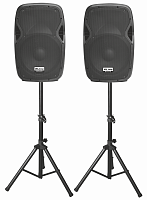 Xline PRA-12 SET Активный акустический комплект PRA-12 SET со встроенным MP3 плеером, USB / SD / Bluetooth / FM. Полноценное решение с чистым звучанием для небольшого помещения или открытой площадки