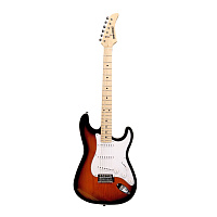 Fernandes LE-1Z 3S 2SB/M  электрогитара Stratocaster SSS, двухцветный санбёрст