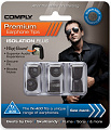 COMPLY Tx-400 BLK-S 3pr серия Isolation Plus, 3 пары амбюшур для наушников, размер S маленький, цвет черный, материал - полиуретановая пена и термопластичный эластомер